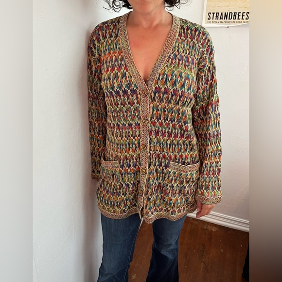 Missoni Sweaters - Vintage Missoni for Neiman Marcus | Crocheted Cardigan